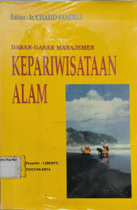 Dasar-Dasar Manajemen Kepariwisataan Alam