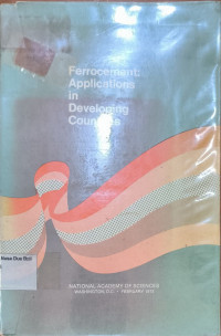 Ferrocement Applications In Development Countries