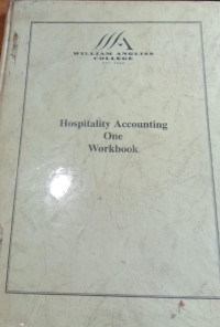 Hospitality Accounting One Workbook