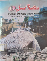 Jurnal Penelitian Sejarah Dan Nilai Tradisional