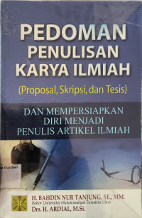 Pedoman Penulisan Karya Ilmiah